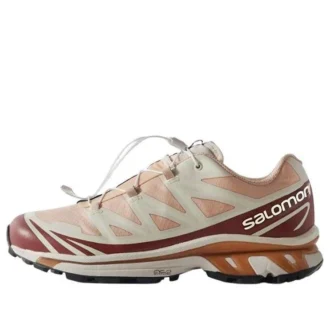 Salomon x Kith XT-6 Gore-Tex Krem Pembe Kırmızı