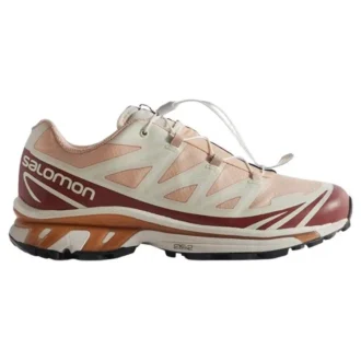 Salomon x Kith XT-6 Gore-Tex Krem Pembe Kırmızı